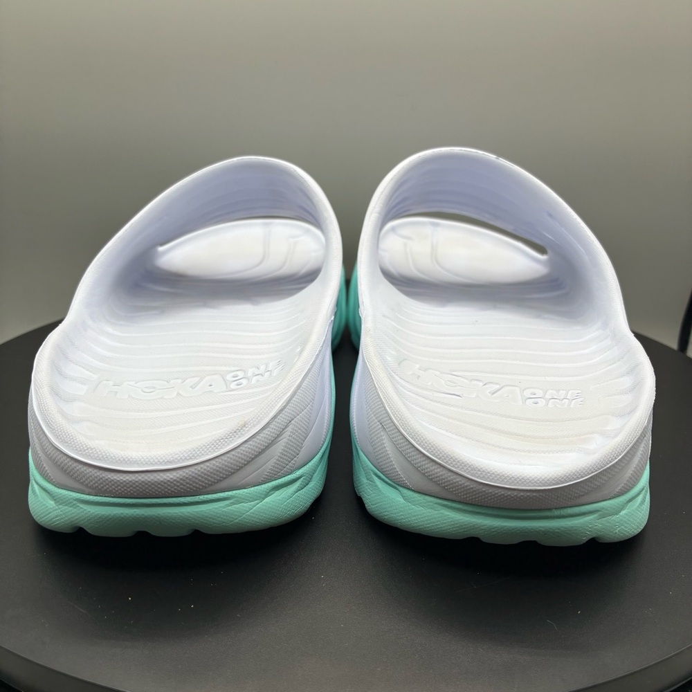 Hoka One One Recovery Slide 2 Women’s 9 Ebony Dresden Blue Slip On - Picture 4 of 8